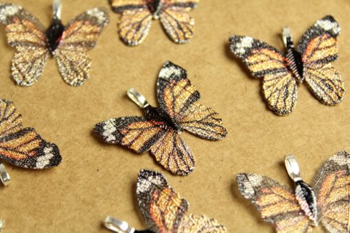 1 pc. Monarch Lacework Butterfly Charms, 31mm x 29mm | MIS-234
