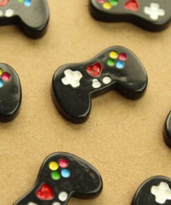 10 pc. Video Game Controller Cabochons, 18mm by 29mm, Gamer Control Wireless | MIS-359
