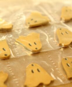 3 pc. Gold Plated Stainless Steel Ghost Charms: 17mm by 16.5mm - Spooky Scary Halloween Ghoul Spector Ghost Hunting | MIS-491