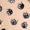 5 pc. Enameled Cat Ghost Charms - 31mm x 24mm | MIS-031**