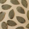 12 pc. Antique Bronze Veined Leaf Pendants, 38mm x 21mm | TMP-003