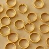8 pc. Gold Plated Brass Spinner Beads, Beads Frames, 12mm x 3mm | TMP-007