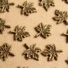 25 pc. Small Antique Bronze Maple Leaf Charms, 14mm by 17mm | MIS-082