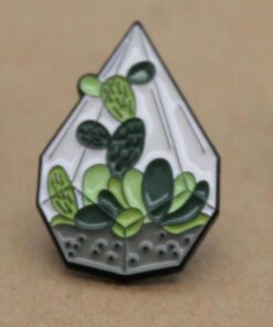 1 pc. Cactus Terrarium Pin, 30.5mm x 21mm | MIS-176**