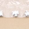 2 pc. Puzzle Charms, Stainless Steel, 10mm x 10mm x 3mm | MIS-247**
