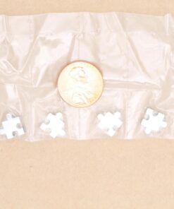 2 pc. Puzzle Charms, Stainless Steel, 10mm x 10mm x 3mm | MIS-247**