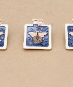 1 pc. Firefly in a Bottle, Glow-in-the-dark Enamel Pin Brooch, 35mm x 26mm | MIS-303**