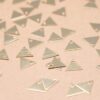 20 pc. 24K Gold Plated Trianlge Charms, 7.5mm x 6.5mm | MIS-317*