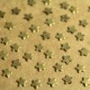 30 pc. Tiny Antique Brass Plated Stars: 5mm by 5mm - made in USA | AB-202