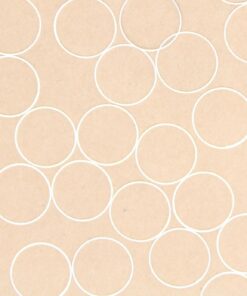 100 pc. Silver Plated Circle Links, 18mm Diameter Rings | FI-688