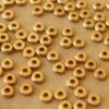 30 pc. Raw Brass Round Saucer Spacer Beads, 5mm in diameter | FI-644