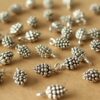 25 pc. Antique Silver Pinecone Charms, 13mm x 7mm | TMP-020