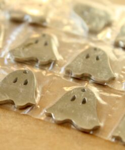 3 pc. Stainless Steel Ghost Charms: 17mm by 16.5mm - Spooky Scary Halloween Ghoul Spector Ghost Hunting | MIS-490