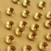 50 pc. Raw Brass Tapered Spindle Beads, 9mm by 4mm | FI-242*