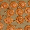 8 pc. Raw Copper Sunflower Charms: 19mm by 16mm - made in USA | RB-279