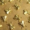 8 pc. Gold Plated Brass Flies: 12mm by 12.5mm - made in USA | GLD-087