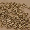 30 pc. Raw Brass Rondelle Spacer Beads, 8mm x 4mm | MIS-387*