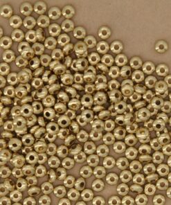 50 pc. Raw Brass Rondelle Spacer Beads, 6mm x 3mm | MIS-389*