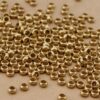50 pc. Raw Brass Rondelle Beads, 5mm x 3mm | MIS-405*