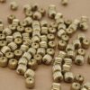 20 pc. Raw Brass Corrugated Beads, 8.5mm x 7.5mm | TMP-023