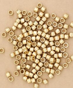 20 pc. Raw Brass Column Beads, 8mm x 6mm | FI-043*