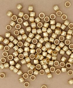 20 pc. Raw Brass Column Beads, 8mm x 6mm | FI-043*