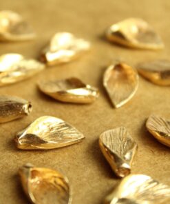 20 pc. Gold Plated Calla Lily Charms, 14mm by 8mm | MIS-307