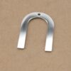 4 pc. Stainless Steel Horseshoe Charms, Rainbow Charms, 28mm x 20mm | TMP-028