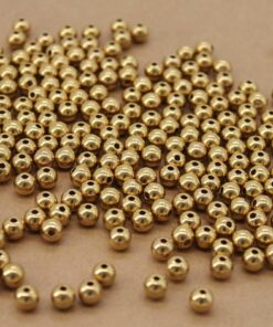 30 pc. Raw Brass Spacer Beads, 6mm x 5.5mm | FI-147*