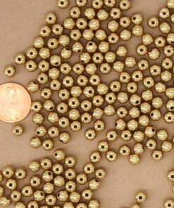 30 pc. Raw Brass Spacer Beads, 6mm x 5.5mm | FI-147*