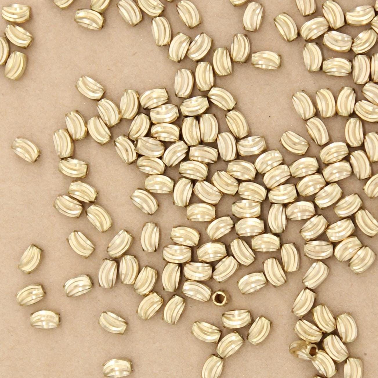 20 pc. Grooved Column Beads, 6mm x 4mm | TMP-030