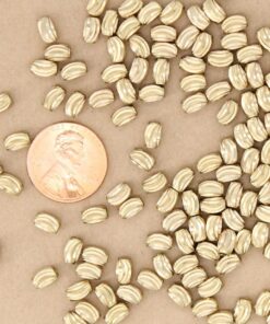 20 pc. Grooved Column Beads, 6mm x 4mm | TMP-030