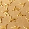 10 pc. Raw Brass Hummingbird Stampings: 19mm by 14mm - made in USA | RB-750