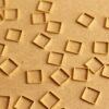 100 pc. Raw Brass Square Links: 8mm by 8mm | FI-362