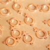 10 pc. Rose Gold Plated Brass Female Symbol Charms: 17mm by 10mm - made in USA | ROS-060