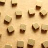 20 pc. Raw Brass Square Beads, 6mm by 6mm | FI-476