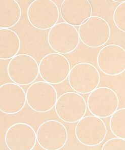 100 pc. Silver Plated Circle Links, 18mm Diameter Rings | FI-688