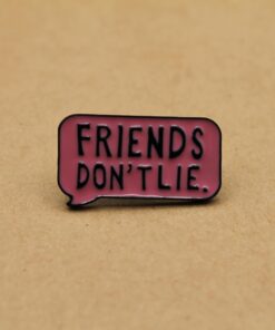 1 pc. Friends Don't Lie Enamel Pin Brooch, 28mm x 15.5mm | TMP-033
