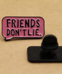 1 pc. Friends Don't Lie Enamel Pin Brooch, 28mm x 15.5mm | TMP-033