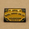 1 pc. Ouija Board Pin, Yellow & Black Enameled, 30mm x 19.5mm | TMP-038