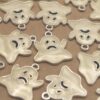 6 pc. Glow-in-the-Dark Ghost Charms, 20.5mm x 18.5mm | TMP-039