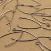 20 pc. Stainless Steel Bent Vee Earwires 26mm long | FI-180**