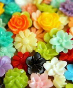 100 pc. Multi-Colored Small Cabochon and Bead Grab Bag | RES-334