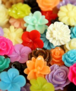 100 pc. Multi-Colored Small Cabochon and Bead Grab Bag | RES-334