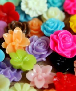 100 pc. Multi-Colored Small Cabochon and Bead Grab Bag | RES-334