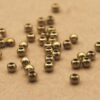 50 pc. Raw Brass Spacer Beads, 3mm in diameter | FI-187**