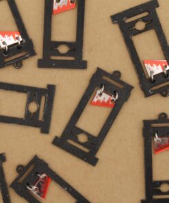 4 pc. Bloody Guillotine Charms, 45mm x 23mm | MIS-386*