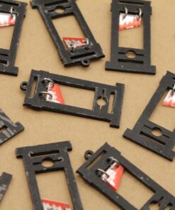 4 pc. Bloody Guillotine Charms, 45mm x 23mm | MIS-386*