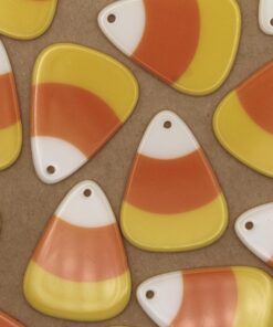 4 pc. Acrylic Candy Corn Pendants, 35.5mm x 27mm | MIS-375*