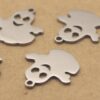 4 pc. Spooky Ghost Charms, Laser Cut Stainless Steel, 18mm x 17mm | TMP-046